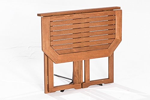 gartenmoebel-einkauf Eckbankset LINZ, Eckbank 142x100cm + Klappentisch 90x51cm, Eukalyptus geölt, FSC®-Zertifiziert – Bild 4