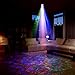 Zeonetak Colorful Automatically Moving Water Wave LED Projector Sleep Soothing Baby Room Night Light Spotlight for Home Party Wedding Decoration（Projection Area 50-80 sq ft） (Colorful)