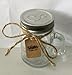 Smith's Mason Jars Set of 6 Mini Mason Jar Shot Glasses 120 ml Each | Great for Food Storage, Canning, with a Gift tag Great for Presents and Wedding Favors