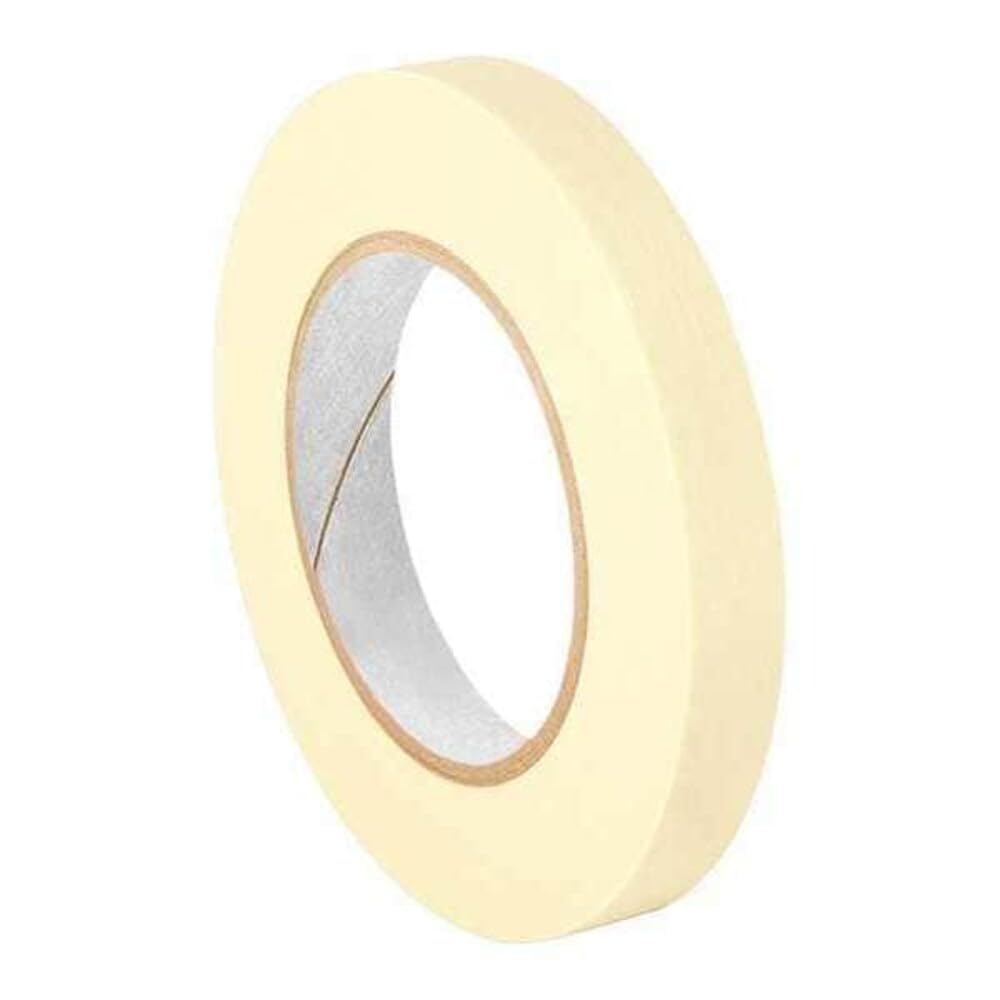 TapeCase 3M 201+ 3/4" X 120yds Performance Masking Tape Converted from 3M 301+, 0.75" Width x 120 yd. Length Roll, Natural (Pack of 48)