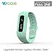 WoCase Wristband for Xiaomi MiBand Activity and Sleep Tracker Band Bracelet (Light Turquoise, One Size, Fits Most Wrist)
