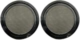 DR.COMPONENT 2" Sanitary Tri-Clamp Gaskets 2pk Black Buna-N Bonded Screen 240 view 2
