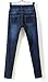 Sherri Women's Winter Stretch Fleece Lined Pencil Jeans 2 Buttons