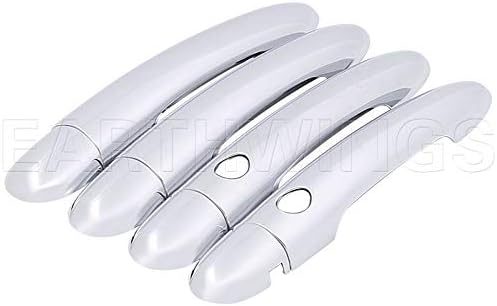 Huanlovely: for Renault Koleos Samsung QM5 2007-2015 Chrome Door Handle Cover Trim Set 2009 2011 2013 2014 Accessories Stickers Car Styling