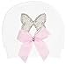 Lilax Baby Girl Jeweled Butterfly Layette 3 Piece Gift Set 0-3M