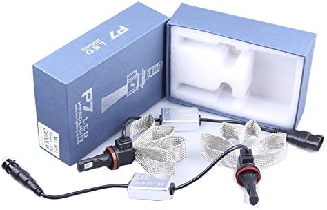 Kit Philips Chip Copper Cooling Belt LED Headlight H11 H8 H9 96W 9600LM Car Light Convention