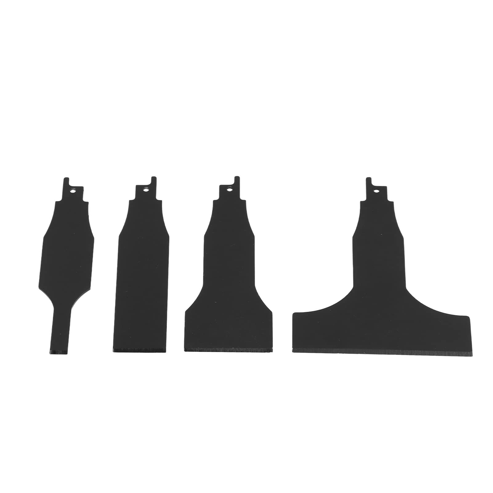 4PCS Multifunctional Reciprocating Saw Scraper Blade High Carbon Steel Tile Cleaning Scraping Tool Attachment Blade