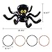 Max Fun Halloween Ring Toss Games for Kids, 2 Pack Inflatable Spiders Set Halloween Party Favor Supplies Holiday Carnival School Decoration Outdoor Indoor Spooky Creepy Game