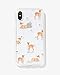 iPhone Xs, iPhone X, Bambi (Baby Deer) Cell Phone Case [Military Drop Test Certified] Protective Clear Case for Apple iPhone X, iPhone Xs