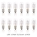 Betus Original Replacement Long Lasting 15 Watt Dimmable E12 Socket Warm White Household Salt Lamp Bulb Candle Warmers - Value Pack of 12