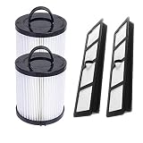 SaferCCTV Replacement EF6 HEPA Exhaust Filter and Vacuum Dust Cup Filter DCF-21 Replaces Part # 67821, 68931, 68931A, EF91 for Eureka Airspeed AS1000 Series Upright Vacuum Cleaners (2 Set)