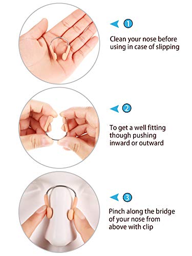 image for Pelopy Silicone Nose Plugs Swimming Nose Clips Training Nose Protector