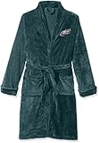 The Northwest Company Officially Licensed NFL Philadelphia Eagles Men's Silk Touch Lounge Robe, One Size, Teal