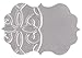 Cuttlebug Cricut Embossable Metal Shapes, Labels and Frames, Silver