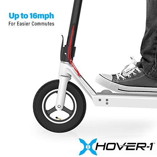 Hover-1 Engine Electric Scooter | 21.7MPH, 5HR Charge, 11 Mile Range, Battery Life Indicator, High Grip Tires, 220LB Max Weight, Cert. & Tested - Safe for Teens & Adults