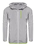 Coofandy Men's Running Windbreaker Lightweight Athletic Track Jackets