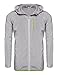 Coofandy Men's Running Windbreaker Lightweight Athletic Track Jackets