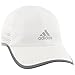adidas mens Adizero 2 Relaxed Performance Cap, White/ Reflective Silver, One Size