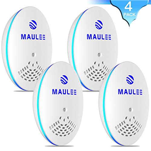 Ultrasonic Pest Repeller, Plug-in Repellent, 4-Pack，Effective Upgraded Electronic & Ultrasound, Indoor use, Anti Mice, Insects, Bugs, Ants, Spiders, Roaches, Rodents, Mosquitos, Rats