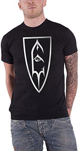 T Shirt E Icon Eye Symbol Band Logo Official Mens Black