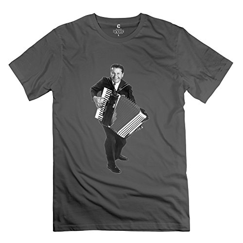 Crystal Men's Lawrence Welk Casual Design T-Shirt DeepHeather US Size XXL