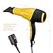 Deinppa Ionic Hair Dryer AC 2100W Professional Salon Blow Dryer Low Noise Fast Dry with Ceramic+Tourmaline Technology With GFCI