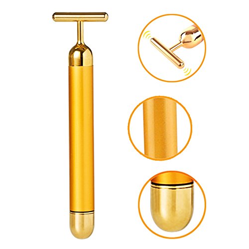 Bial 24k beaute bar plus waterproof facial massager with germaniu…