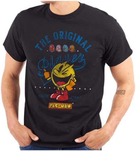 Amazon.com: Pacman Made in The 80s Vintage Graphic T Shirt Men or