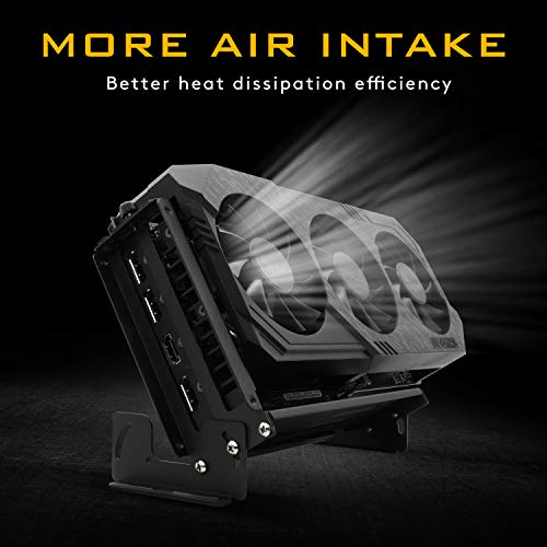 EZDIYFAB Vertical Graphics Card Holder Bracket Support With Multi