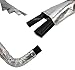 JCP USA Slip-Over, Cool Sleeves, Aluminum Metallic Heat Shield Sleeve Fiberglass Insulated Wire Hose Cover (Sewn-Seam 18mm, 11/16” Aprox. I.D., 6 Foot)