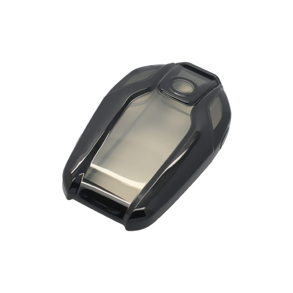 BROVACS Soft TPU Case Shell Cover Protector Holder Compatible with BMW 5 7 Series G11 G12 G30 G31 GT X3 X7 Smart Remote Key Fob SV9900 Black