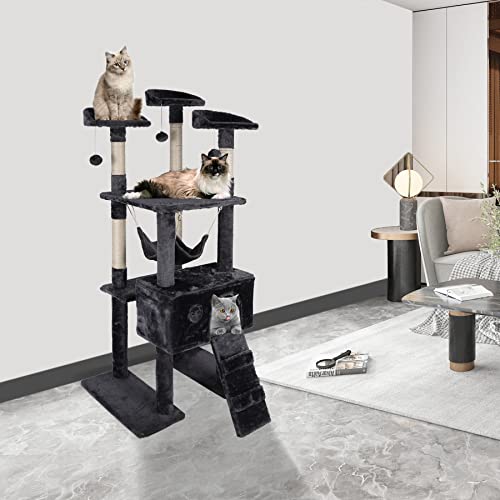 Stonehomy Tall Cat Climbing Trees House and Towers for Large Adult Cats