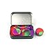 Stainless Steel Tin Box 2-5ml Silicone Wax Container Jars Non-Stick Storage Wax Carrying Case With Extra Tool (Red/Green/Purple)