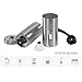 Shopshopdirect Manual Coffee Grinder Conical Burr Mill for Precision Brewing Brushed Stainless Steel