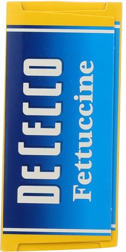 DE CECCO SEMOLINA PASTA, FETTUCCINE, 16 OZ- MADE IN ITALY, HIGH IN PROTEIN & IRON, BRONZE DIE (VSA0006P)