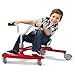 Foot-to-Floor Red Ziggle Solid Steel Frame Ride-On