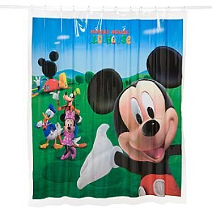 Mickey Mouse Clubhouse Vinyl Shower Curtain Amazon Co Uk Toys