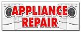 48" Appliance Repair Decal Sticker Refrigerator