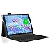 Exact Microsoft Surface Pro 3 Case [PRO Series] - Professional Slim-Fit PU Leather Folio Case for Microsoft Surface Pro 3 12-inch Tablet Black