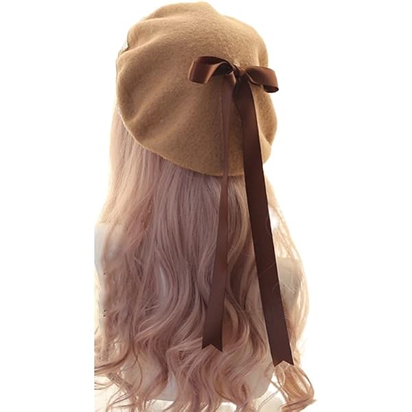 6344 Cute Reindeer Antlers Lolita Beret Hats For Women Girls Wool French Women Lolita Kawaii Antler Beret Cap Christmas Cute Deer  main image 4