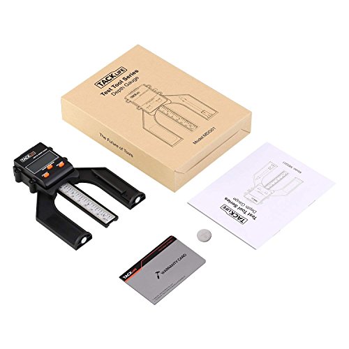 Digital Height Gauge Tacklife Depth Gauge with Three Measurement Modes