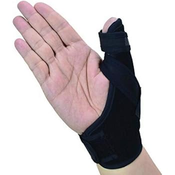Thumb Spica Splint- Thumb Brace for Arthritis or Soft Tissue Injuries, Lightweight and Breathable, Stabilizing and not Restrictive, Fits Both Hands, a U.S. Solid Product (Small/Medium)