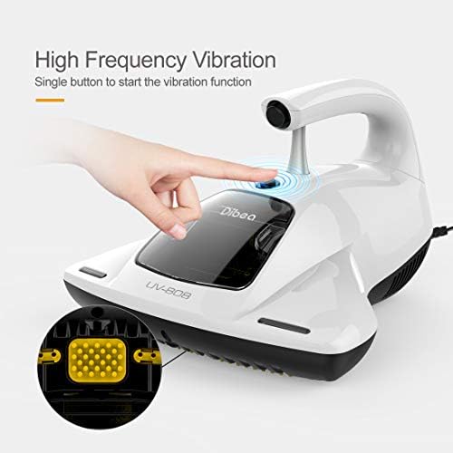15Kpa Powerful Suction UV Bed Vacuum Cleaner with hepa Filtration and