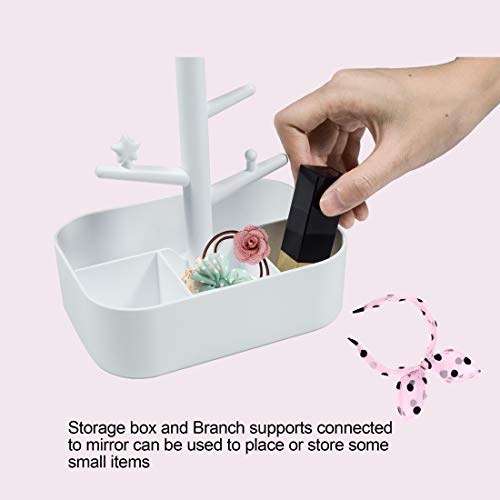 image for AIRO Vanity Mirror with Lights and Cute Cat Ears Design for Kids and G