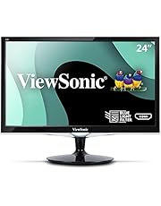 ViewSonic VX2452MH 24 Inch 2ms 60Hz 1080p Gaming Monitor with HDMI DVI and VGA inputs, Black