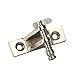 Amarine Made Stainless Steel 90° Bimini Top Deck Hinge,Angled deck hinge with Removable Pin,5/8