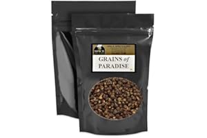 CHEF CHERIE Grains of Paradise, Plastic Bag (1/2 lb) - KOSHER also known as: Alligator Pepper, Melegueta Pepper, Guinea Grains)