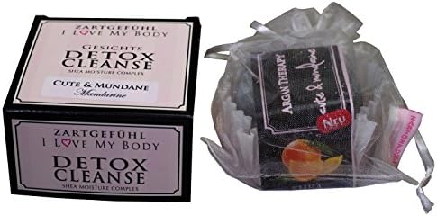 Zartgefuehl GERMANY Cute & Mundane Detox Cleanse Luxury Facial Soap, California Mandarin Scent, Made in Germany, 3.5 ounces