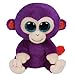 Ty Beanie Boos GRAPES the Monkey and ROXIE the Raccoon Gift set of 2 Plush Toys 6-8 inches tall with Bonus Animals Sticker