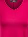 Made By Johnny MBJ WT827 Women's Summer Sleeveless Tunic Casual V-Neck T-Shirt Tank Tops Blouse L Coral